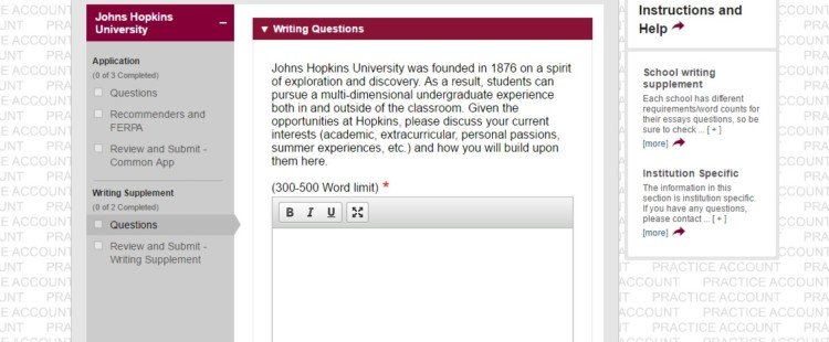 Essays That Worked | Undergraduate Admissions | Johns Hopkins University