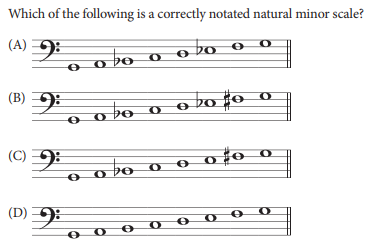 sample ap music theory question