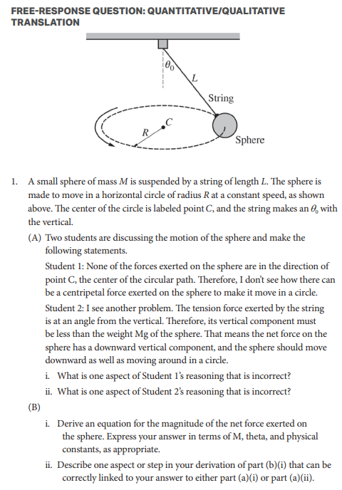ap physics 1 sample question