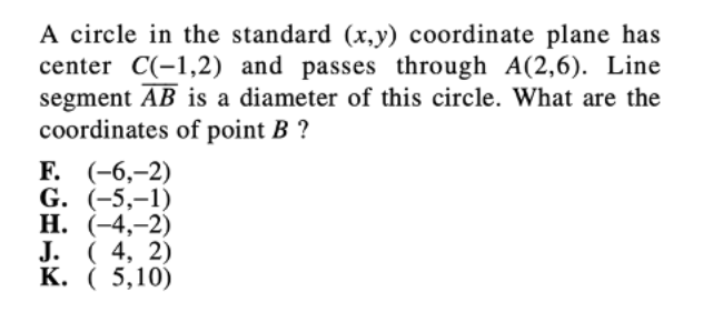 Guide To Act Math Geometry Practice Questions