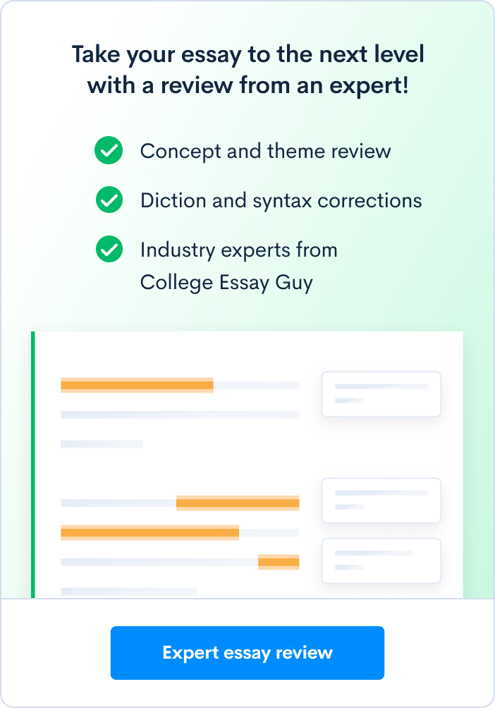 review college application essay